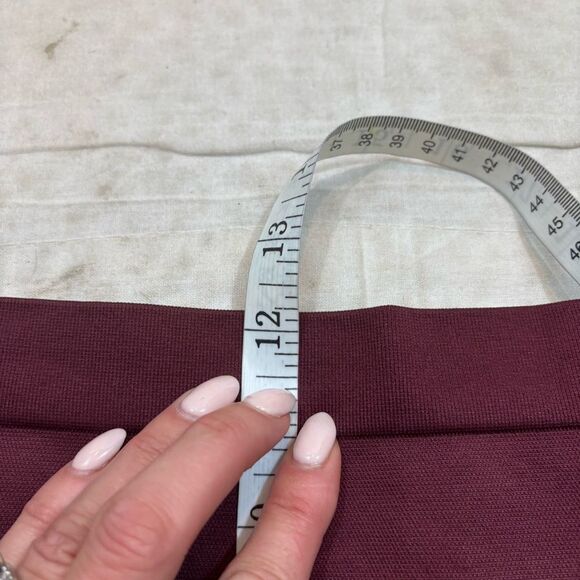 Ladies Shapermint High-Waisted Burgundy Shape wear Leggings‎ Size Medium - Picture 10 of 11